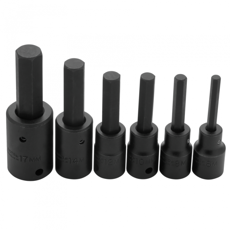 Proto 1 2″ Drive 6 Piece Metric Hex Bit Impact Socket Set Albawardi