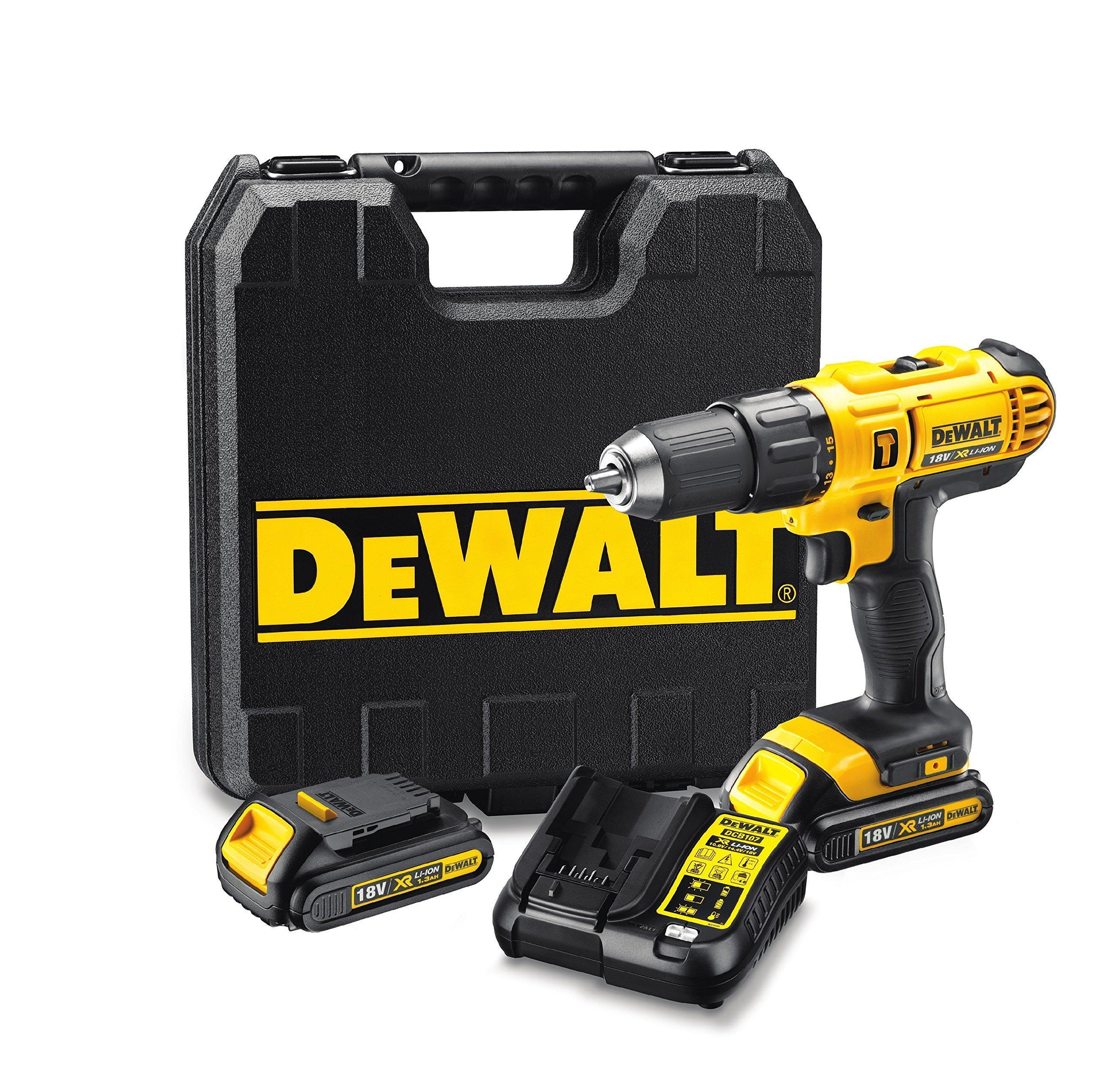DeWALT, 18V Lithium-Ion 13mm Hammer Drill/Driver – Albawardi Tools