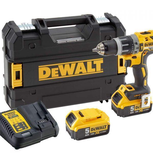 DeWALT Kit DWK400 (DCD796 + DCH273 + DCG405 + DCF887 + 2 x 5,0 Ah + DCB115  + 2 x TSTAK VI)