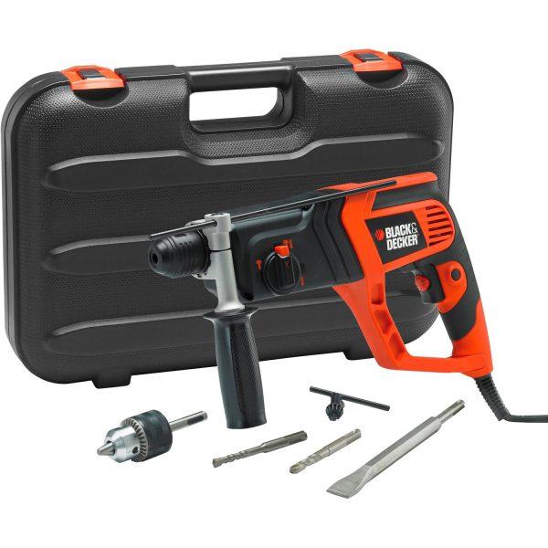 Black And Decker 550w Single Speed Hammer Drill 10mm Albawardi Tools And Hardware Co Llc