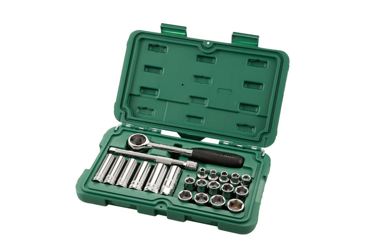 SATA, 22 Pc. 3/8″ Drive Point Metric Socket Set – Albawardi Tools And  Hardware Co., LLC